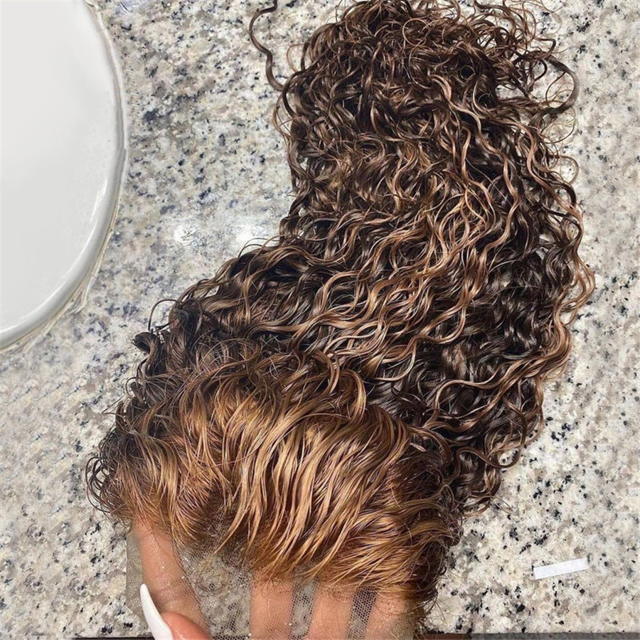 Real Hair Highlighting Headgear Lace Frontal Wi Real Hair Highlighting Headgear Lace Frontal Wi